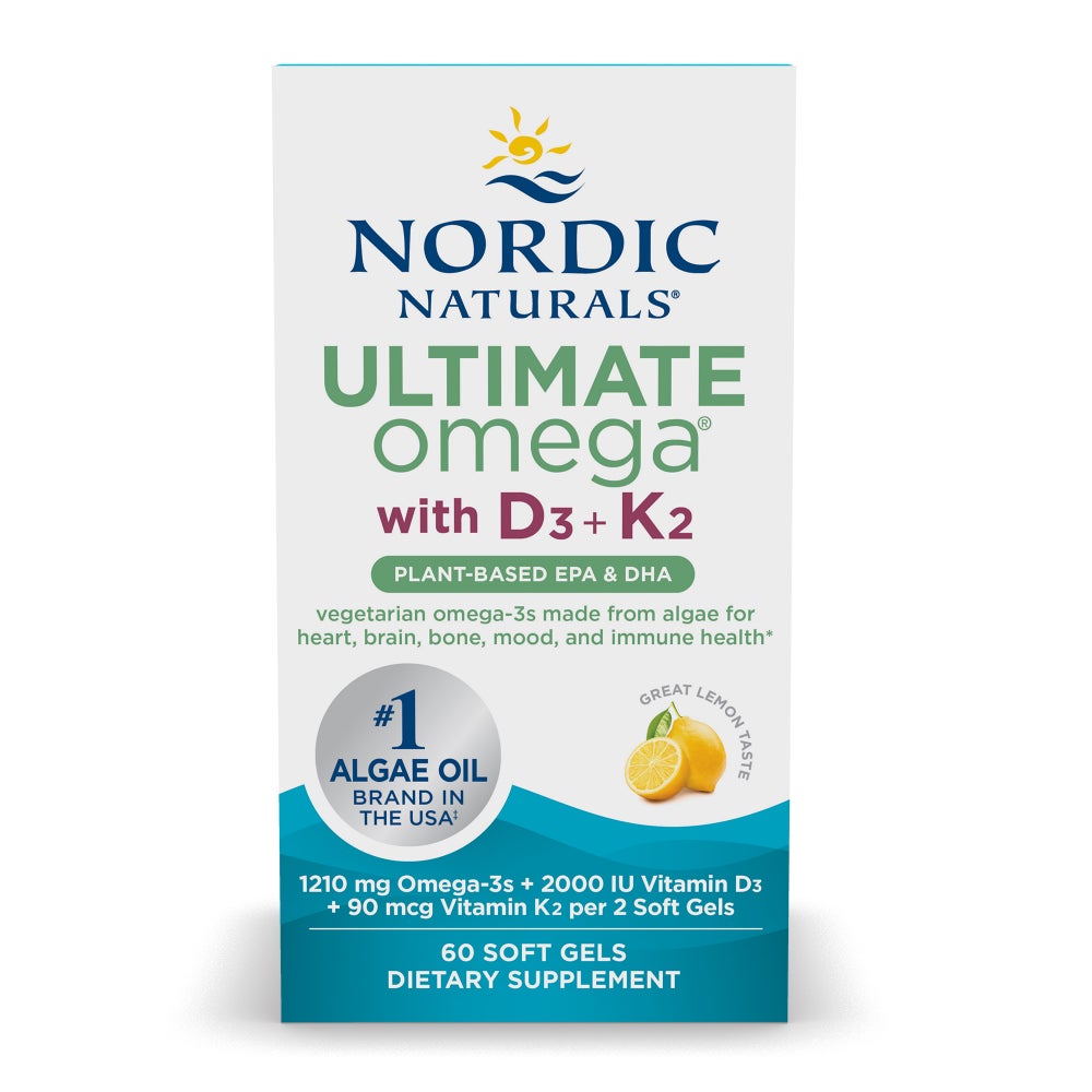 NORDIC NATURALS Ultimate Omega® Plant-Based with D3+K2