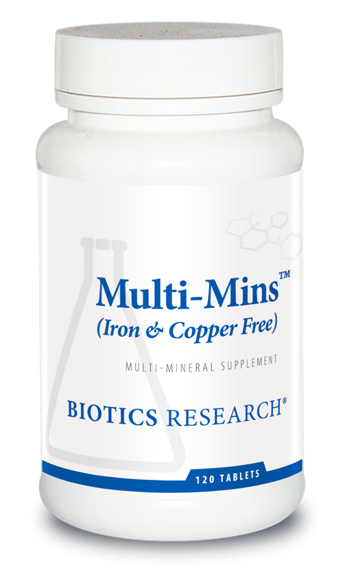 BIOTICS RESEARCH Multi-Mins™ Iron & Copper Free