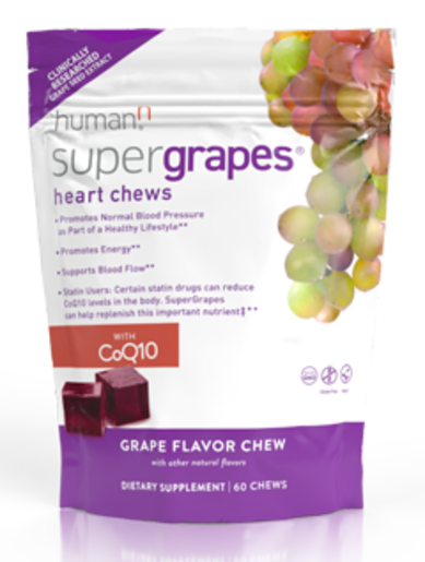 SuperGrapes Heart Chews 60 Chews