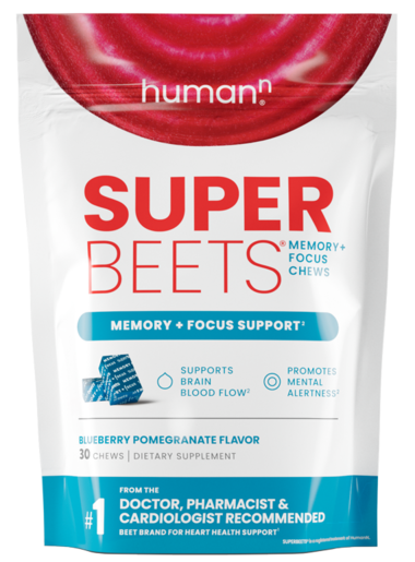 SuperBeets Memory + Focus 30 Chews