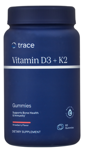 Vitamin D3+K2 Gummies Strawberry 60 Gummies
