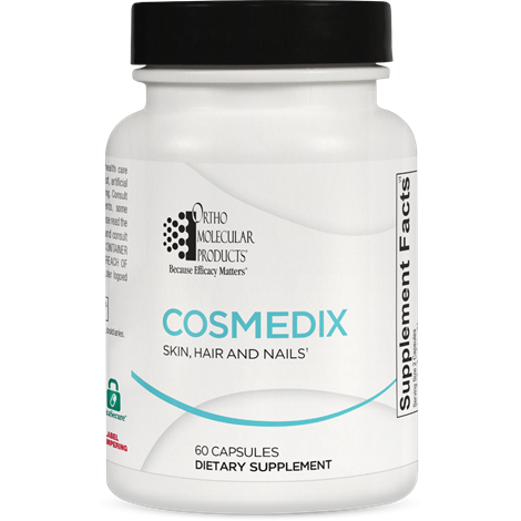 Ortho Molecular Cosmedix supplement — supports skin health & antioxidant protection