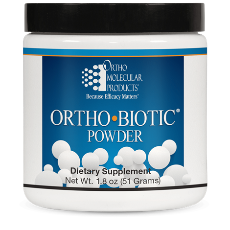 ORTHOMOLECULAR Ortho Biotic Capsules promotes healthy gut microflora and boost immune function