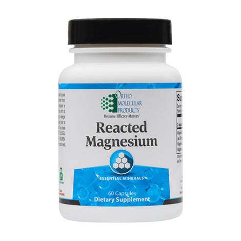 ORTHOMOLECULAR Reacted Magnesium Dietary Supplement 60 Capsule Bottle with Essential Minerals