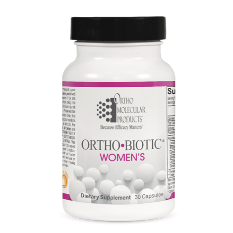 ORTHOMOLECULAR Ortho Biotic Women's Dietary Supplement Capsules - Helps Maintain a Healthy Vaginal Microflora