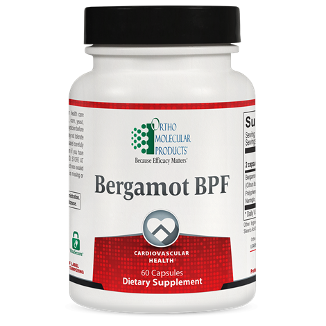 ORTHOMOLECULAR Bergamot BPF 60 Capsules provides Multidimensional Support for Cardiovascular Health