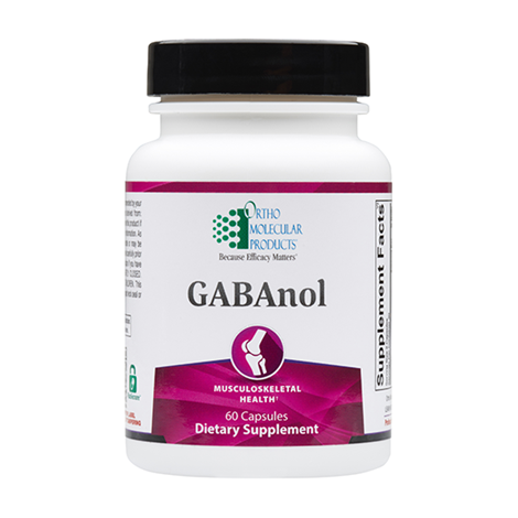 Ortho Molecular Gabanol supplement — supports relaxation & nervous system balance