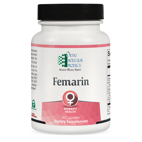 Ortho Molecular Femarin supplement — supports healthy estrogen metabolism