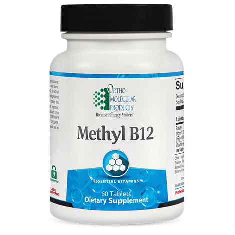 ORTHOMOLECULAR Methyl B12 Capsules-Boosts Energy Levels and Supports Red Blood Cell Production