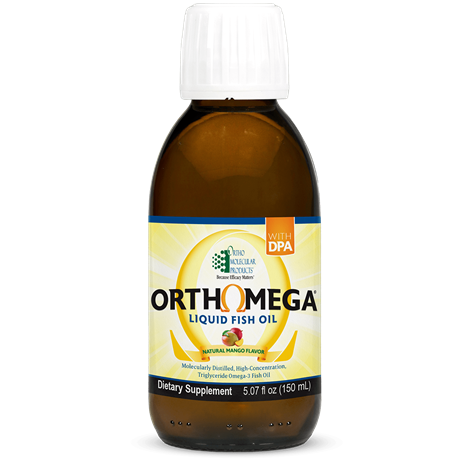 ORTHOMOLECULAR Orthomega Liquid Fish Oil- Mango | Hasan Mirza, MD