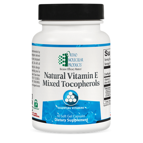 ORTHOMOLECULAR Natural Vitamin E Mixed Tocopherols | Hasan Mirza, MD