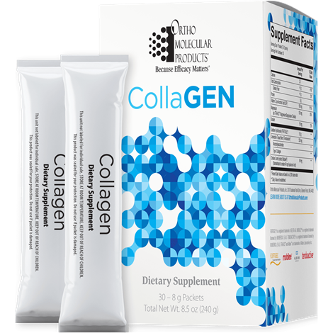 Ortho Molecular Collagen Stick Packs — supports skin, joint & connective tissue health