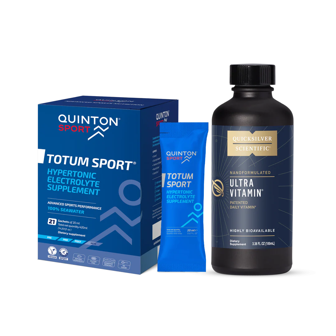 QUICKSILVER Athlete Essentials Bundle — performance-focused supplement bundle supporting endurance, recovery, and resilience