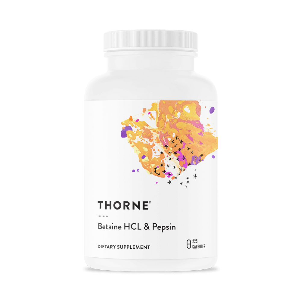 THORNE Betaine HCL & Pepsin