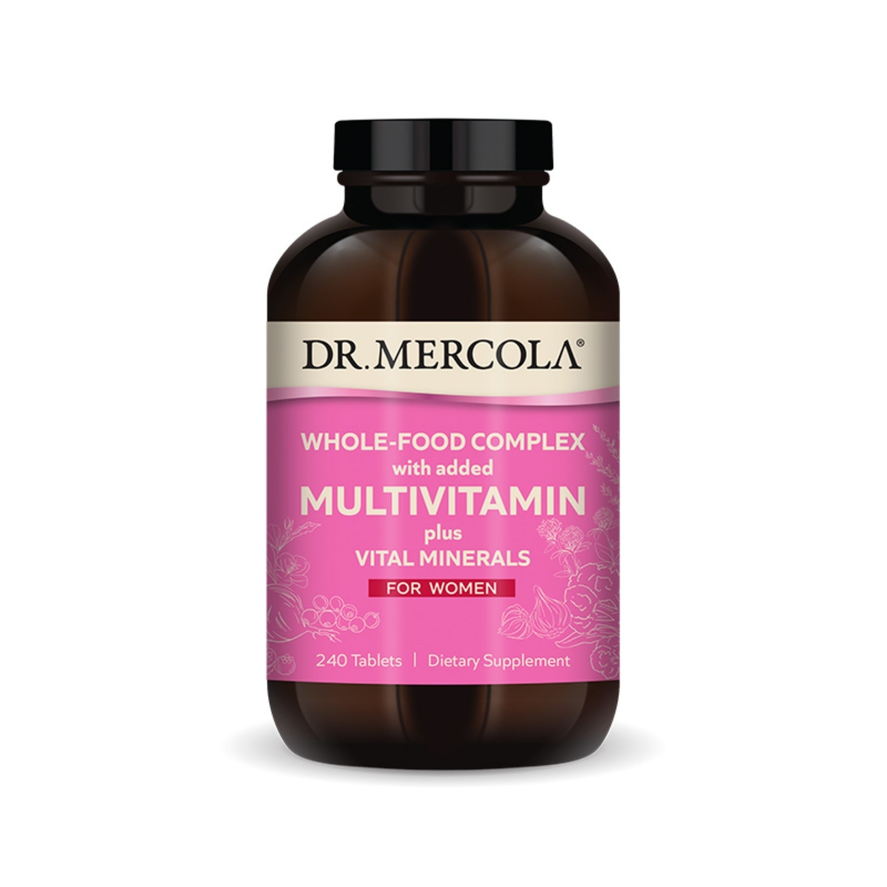 Dr. Mercola Whole-Food Complex with added Multivitamin plus Vital Minerals Daily Packs for Women