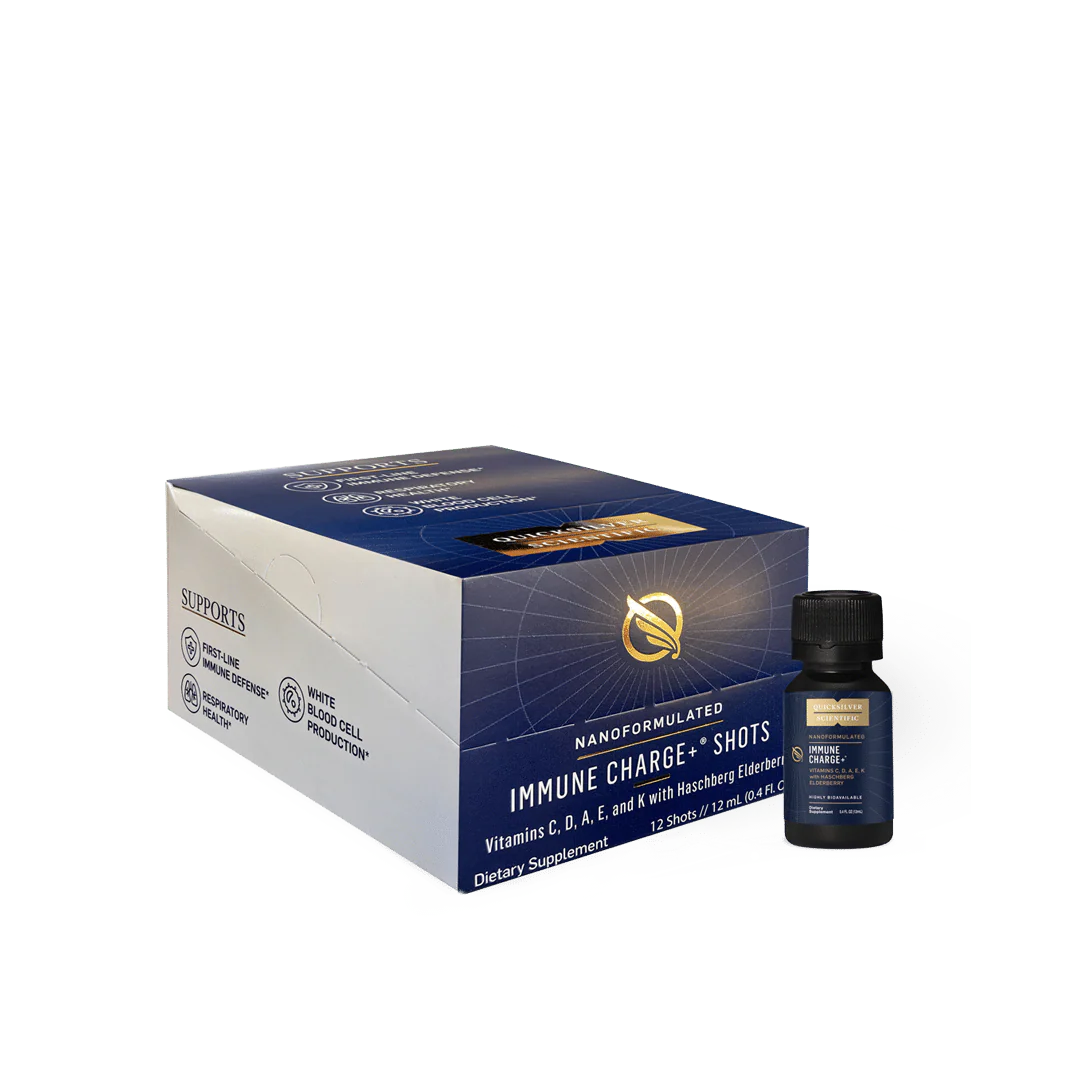 QUICKSILVER Immune Charge+® Shots — immune-supporting liquid supplement for daily wellness