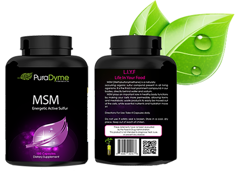 PURADYME MSM 180 Caps