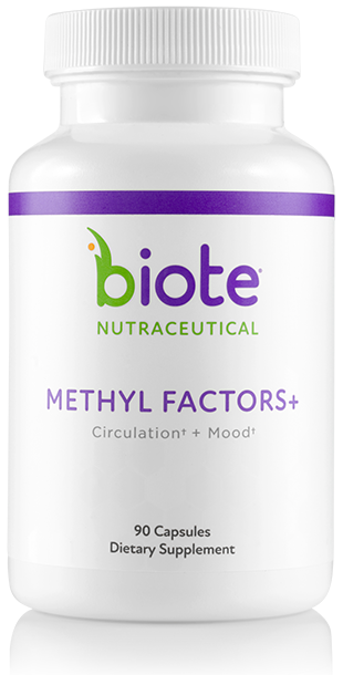 Biote Methyl Factors — B-vitamin complex supporting methylation and cellular health