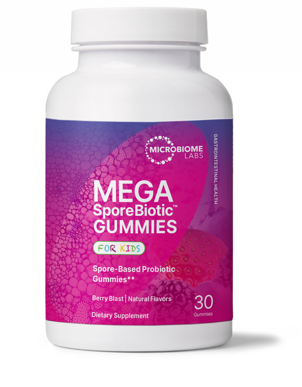 MICROBIOME LABS MegaSpore Biotic Gummies Kids V1.1 30 Count | Hasan Mirza, MD