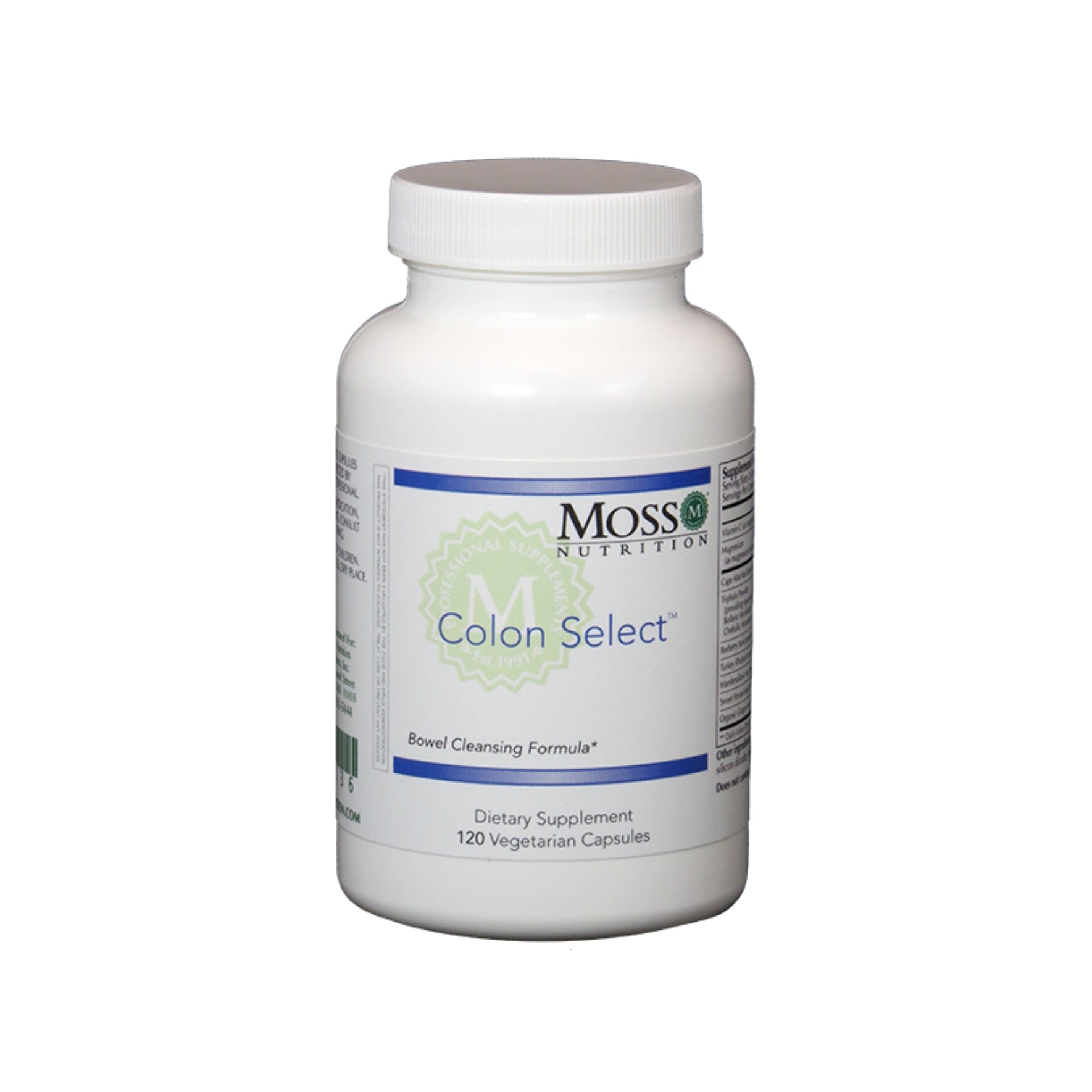 Moss Nutrition Colon Select digestive cleanse supplement