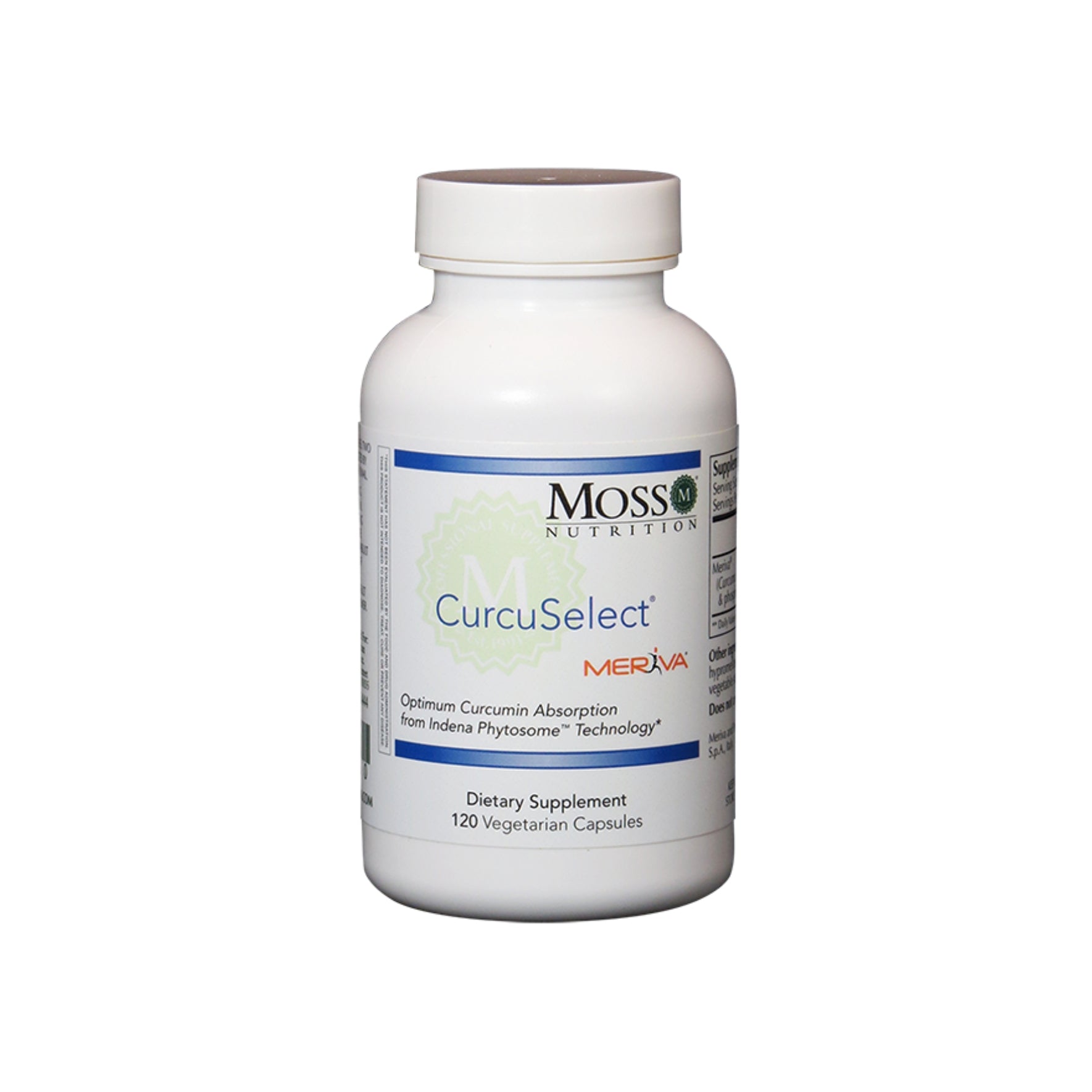Moss Nutrition CurcuSelect turmeric antioxidant supplement