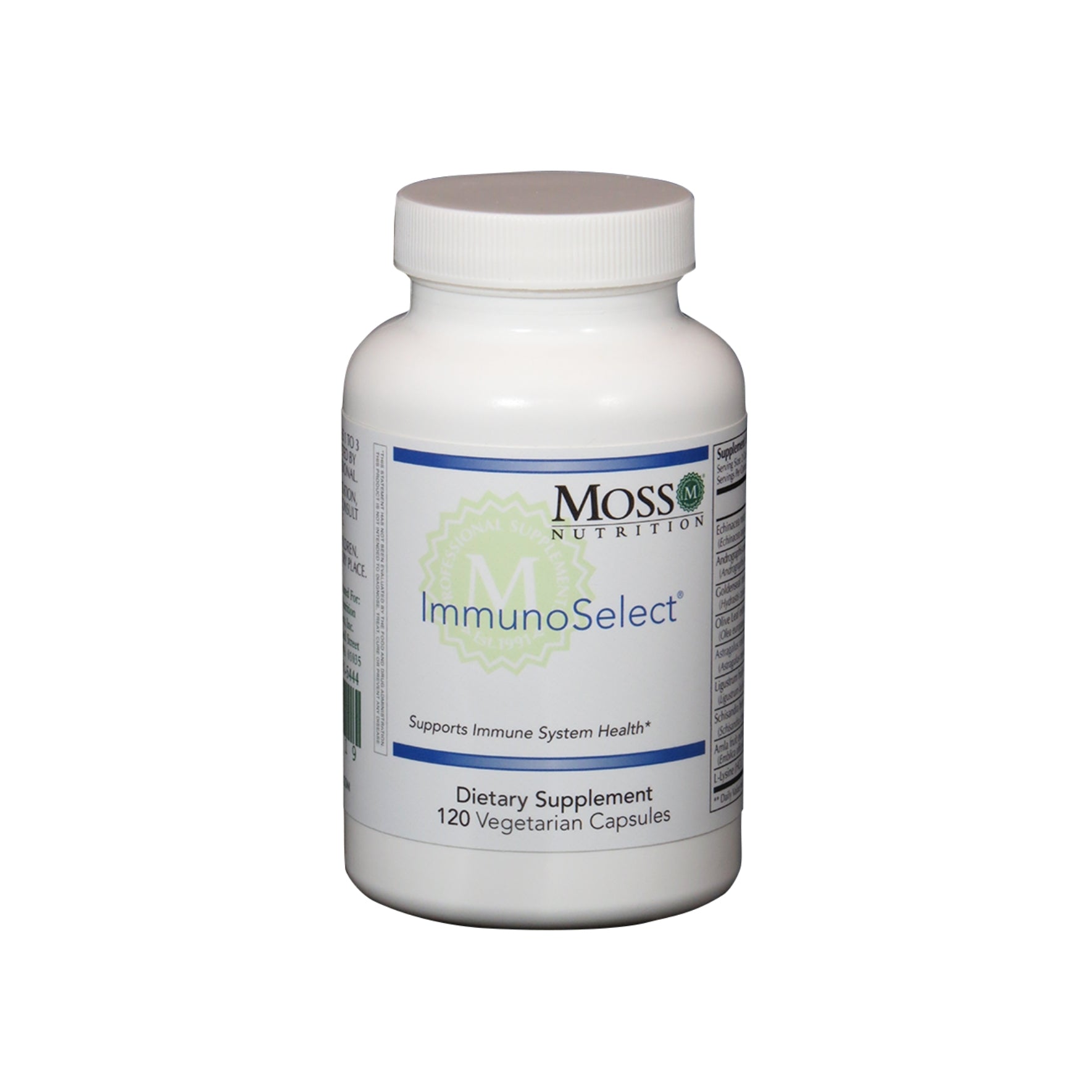 Moss Nutrition ImmunoSelect immune defense supplement
