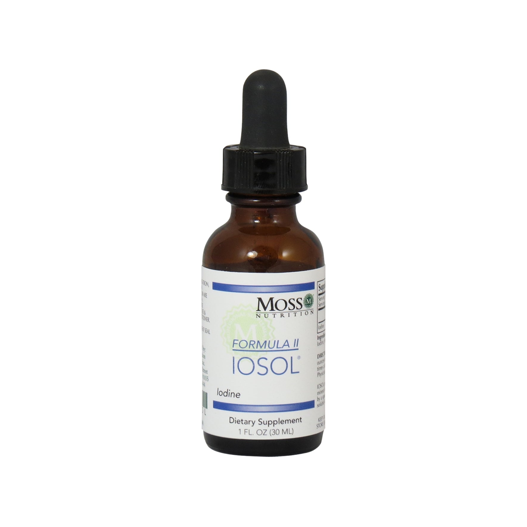 Moss Nutrition Iosol Iodine thyroid support supplement