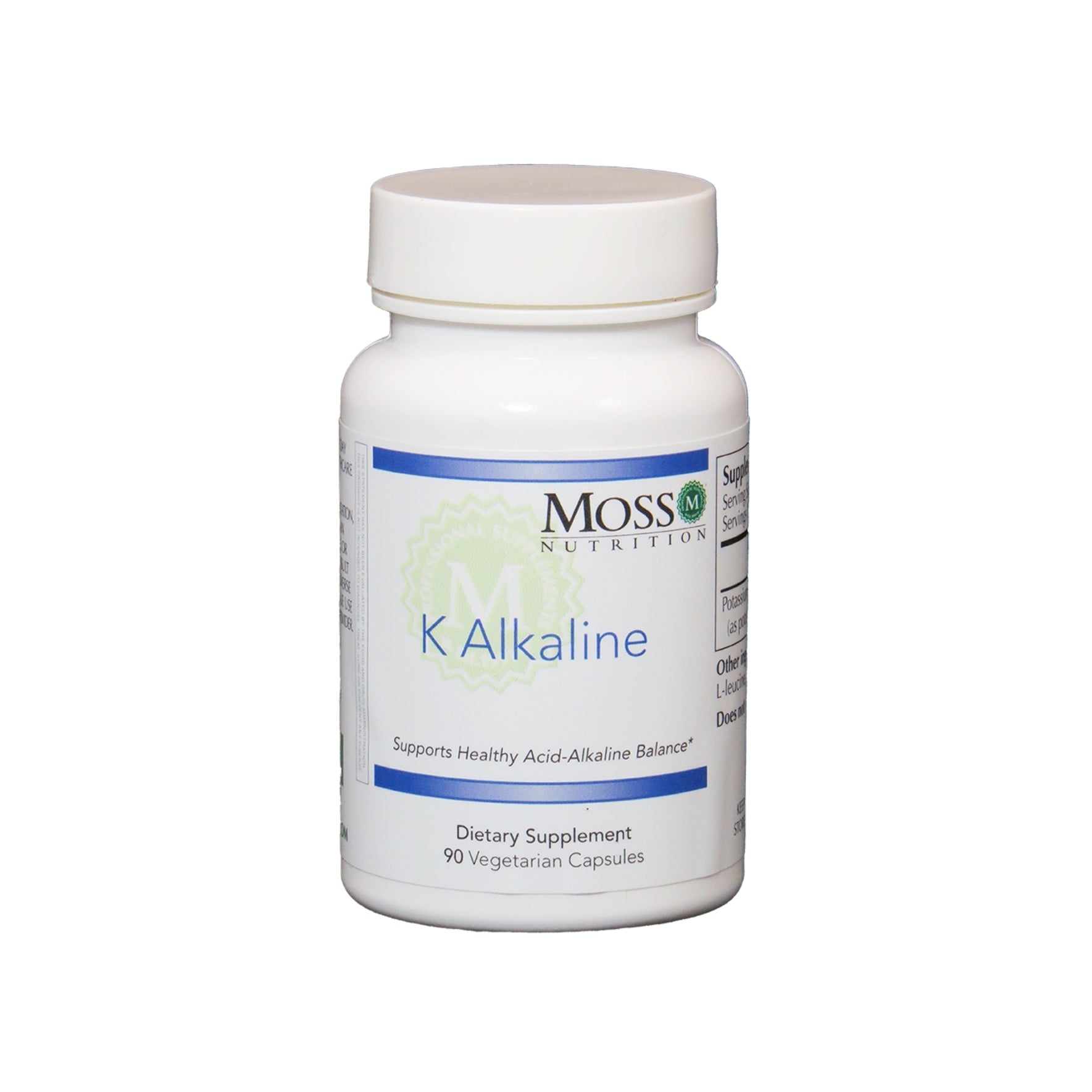 Moss Nutrition K Alkaline electrolyte supplement