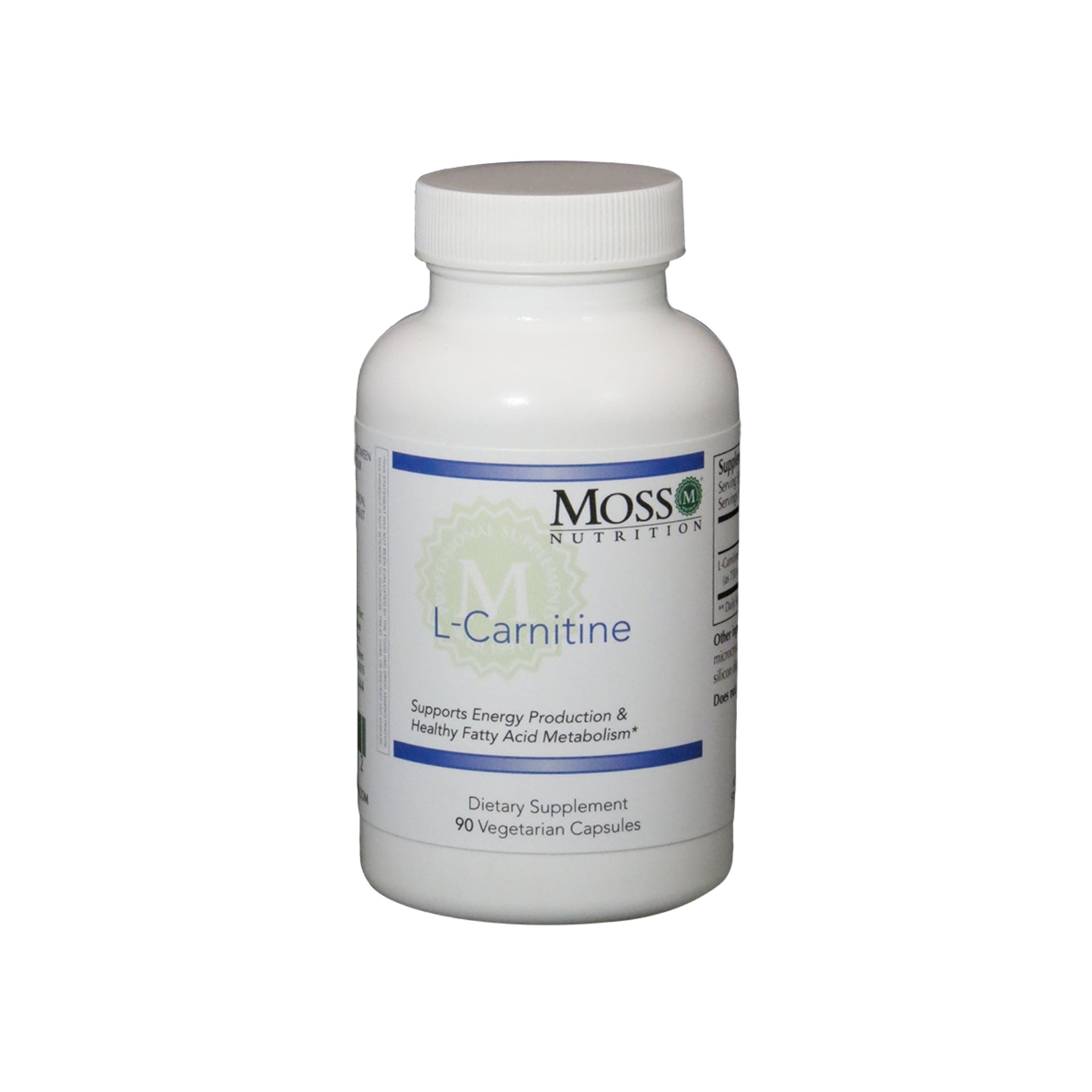Moss Nutrition L-Carnitine energy metabolism supplement
