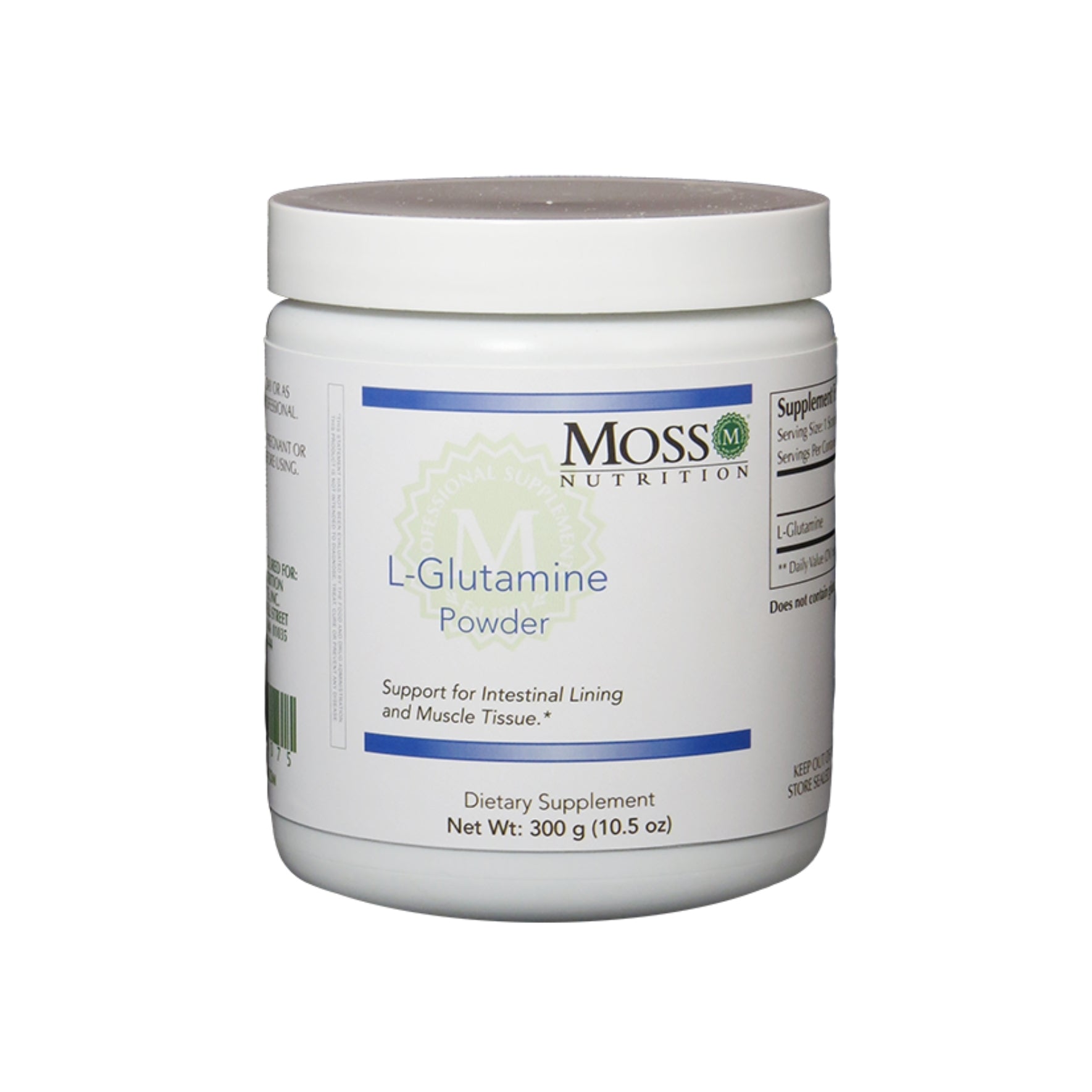 Moss Nutrition L-Glutamine gut support supplement