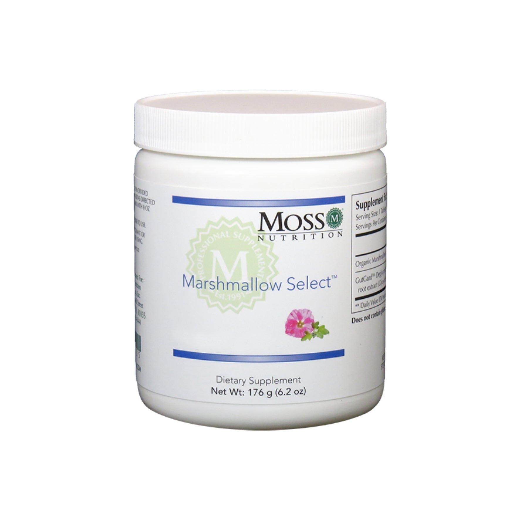 Moss Nutrition Marshmallow Select digestive soothing supplement