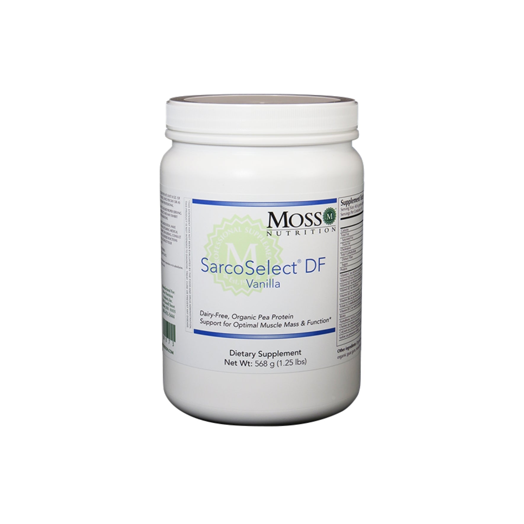 Moss Nutrition SarcoSelect DF dairy free amino acid supplement