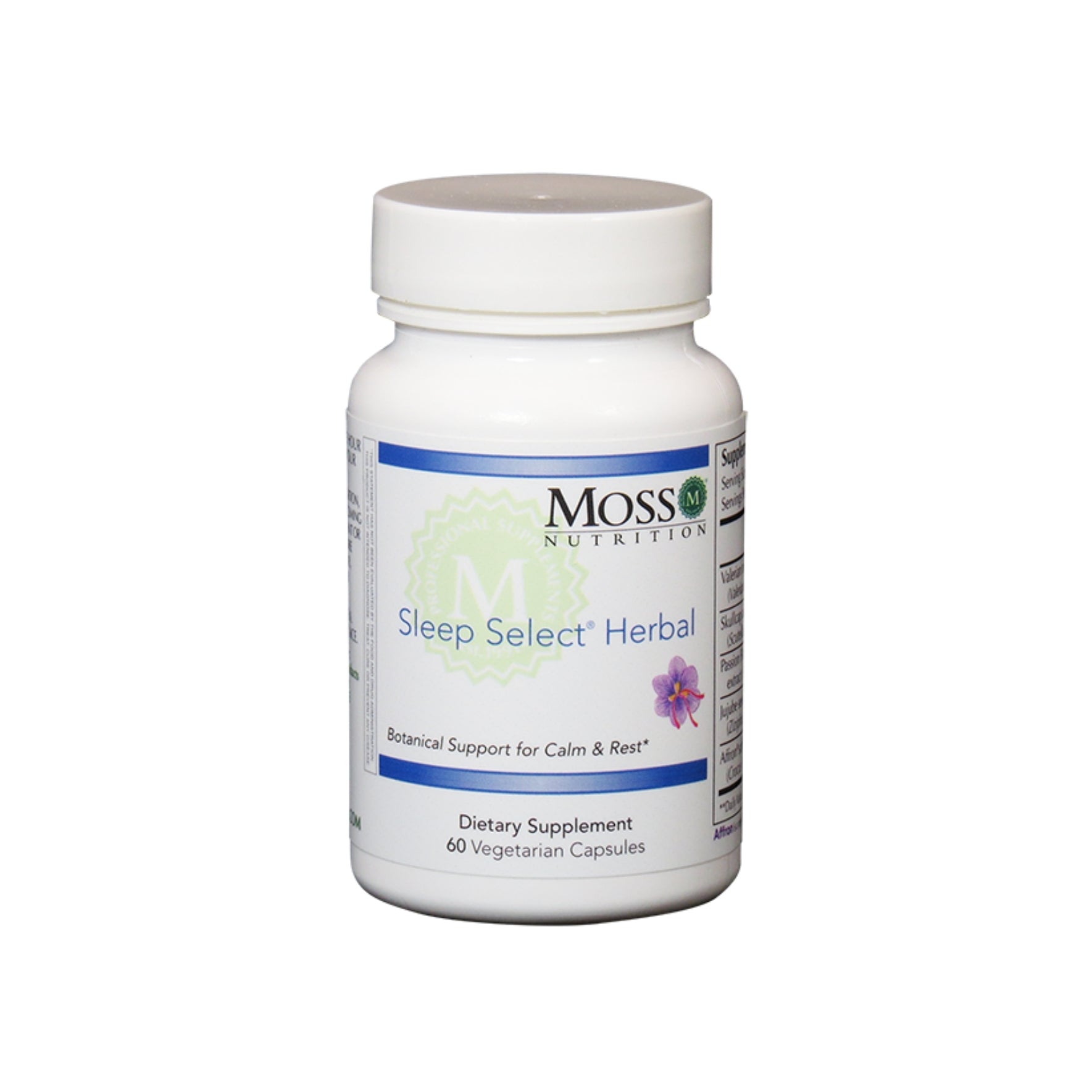 Moss Nutrition Sleep Select Herbal natural sleep support supplement
