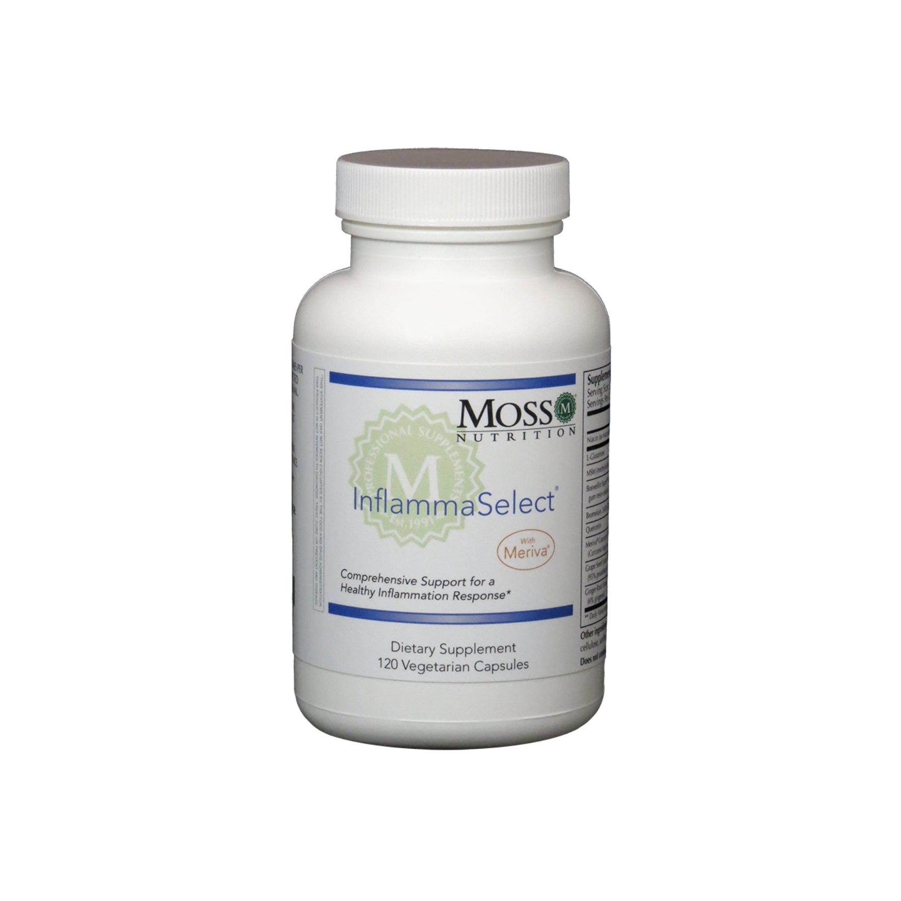 Moss Nutrition InflammaSelect inflammation support supplement