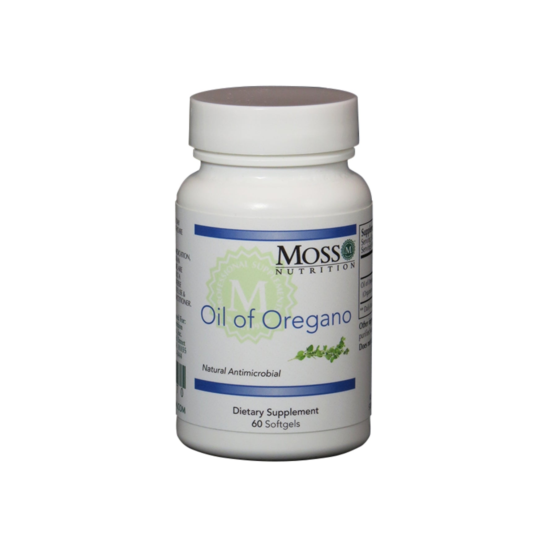 Moss Nutrition Oil of Oregano immune support supplement
