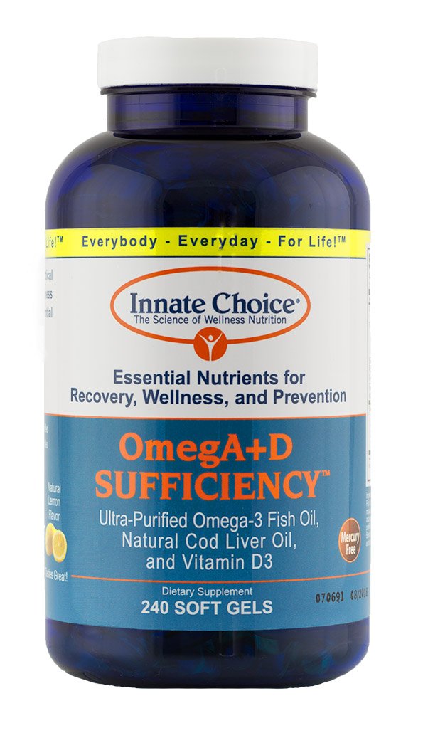 INNATE CHOICE OmegA+D Sufficiency™ Capsules - Lemon Flavor
