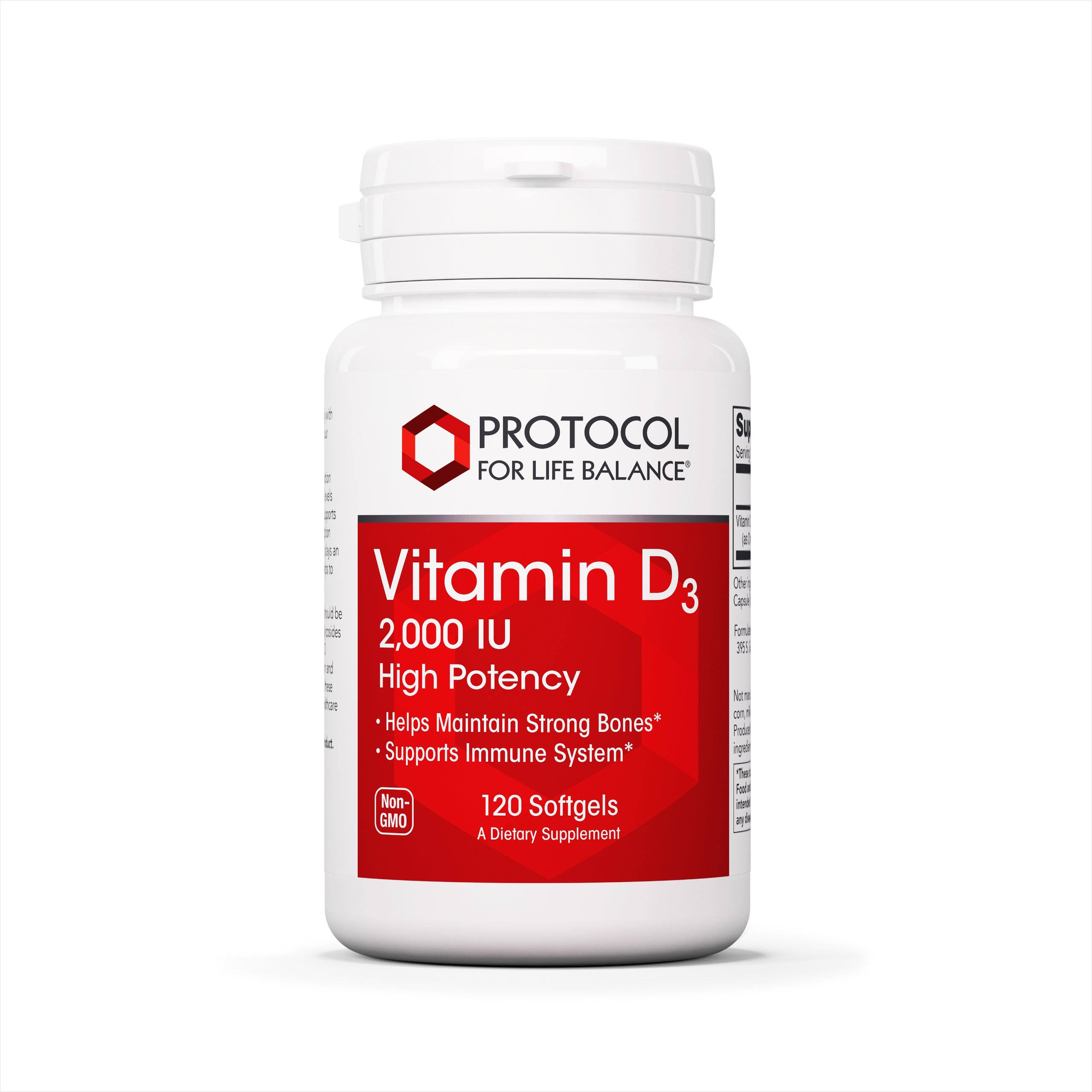 PROTOCOL FOR LIFE Vitamin D3 Liquid 2,000 IU/2 Drops