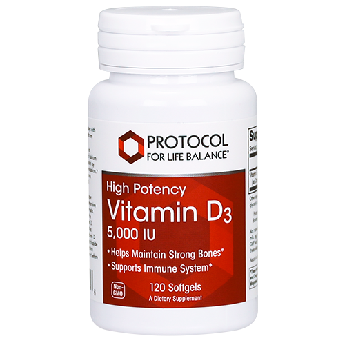 PROTOCOL FOR LIFE Vitamin D3 5,000 IU
