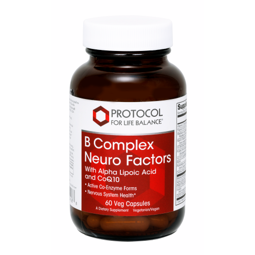 PROTOCOL FOR LIFE B Complex Neuro Factors w/ALA & CoQ10