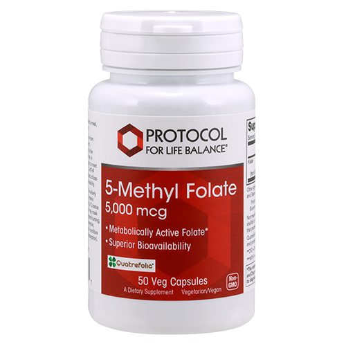 PROTOCOL FOR LIFE 5-Methyl Folate 5,000 mcg