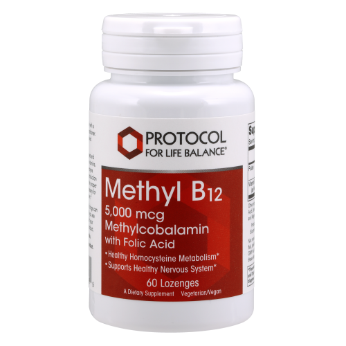 PROTOCOL FOR LIFE Methyl B12 5,000 mcg + Folic Acid