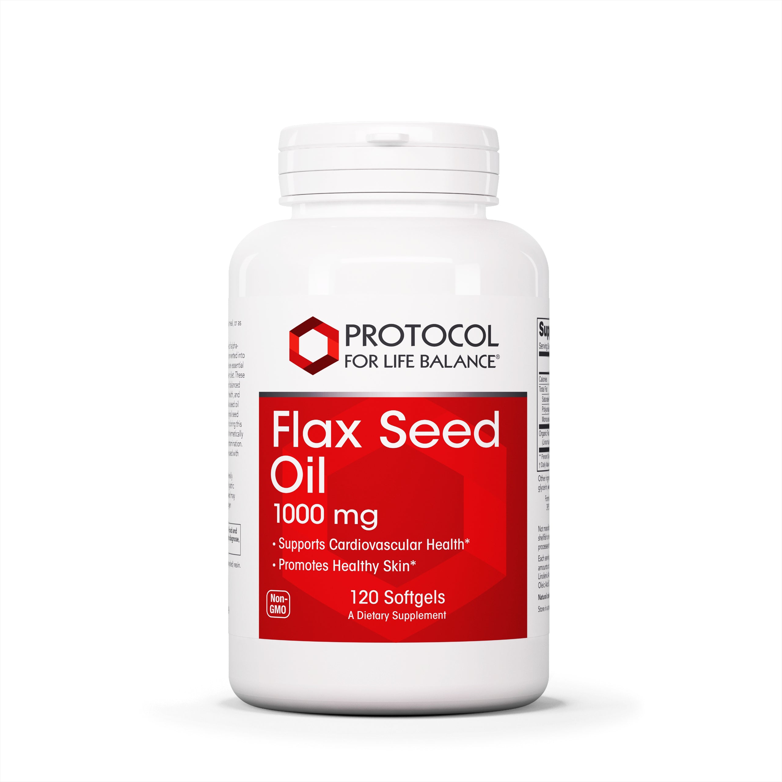 PROTOCOL FOR LIFE Flax Seed Oil 1,000 mg Organic