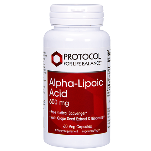 PROTOCOL FOR LIFE Alpha Lipoic Acid 600 mg Plus