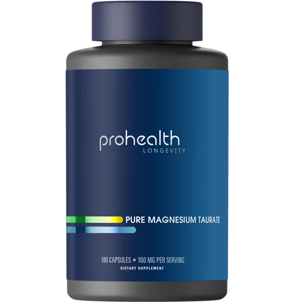 ProHealth Pure Magnesium Taurate - 160 mg per serving, 180 capsules