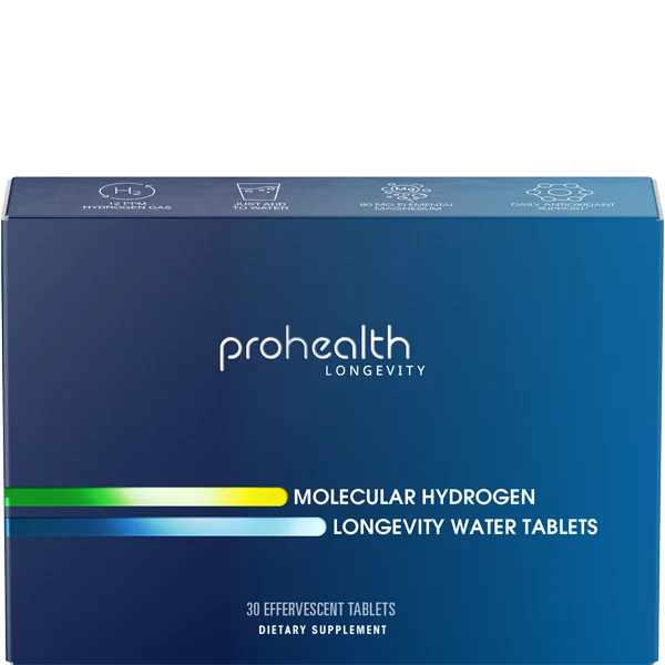 ProHealth Molecular Hydrogen Longevity Water Tablets - 80 mg, 30 tablets