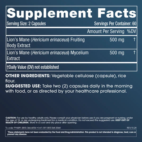 ProHealth Full Spectrum Lion's Mane - 120 capsules