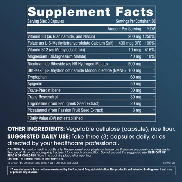 ProHealth NAD Triple Boost™ - 90 capsules
