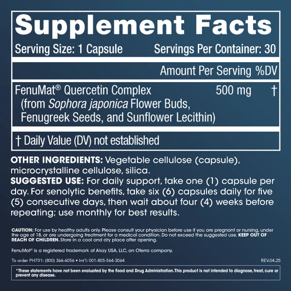 ProHealth Pure Quercetin - 500 mg, 30 capsules