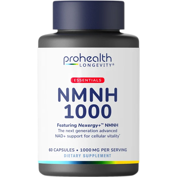 ProHealth Essentials NMNH 1000 - Nexergy+™ NMNH - 1000 mg per serving, 60 capsules