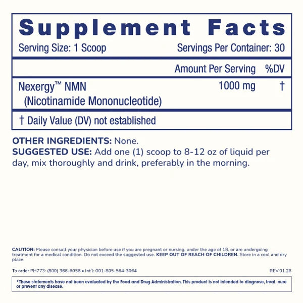 ProHealth Essentials NMN Powder - Nexergy™ NMN - 30 grams
